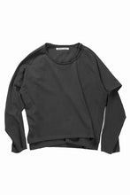 画像をギャラリービューアに読み込む, OPPOSE DUALITY ONE SIDE HALF LONG SLEEVE T-SHIRT (GRAY)