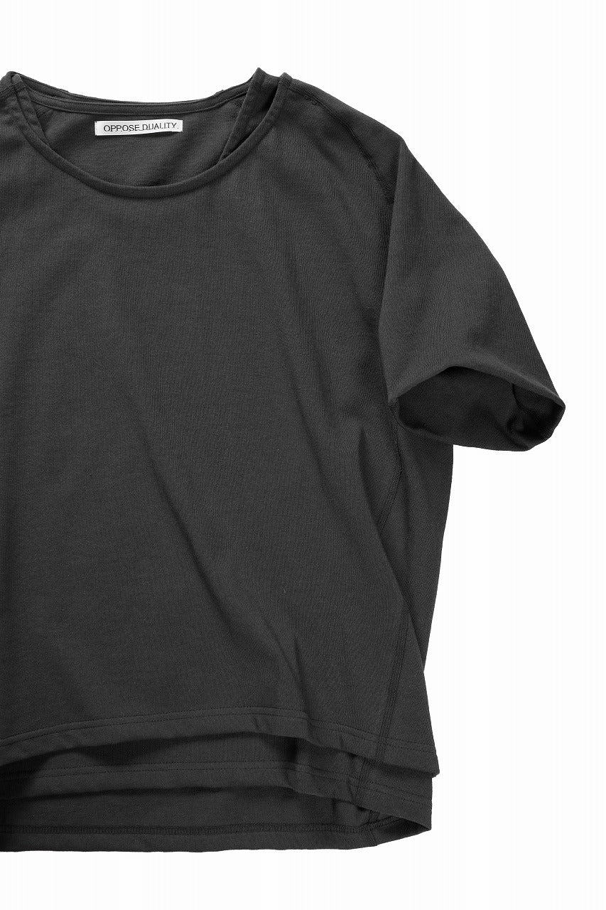 画像をギャラリービューアに読み込む, OPPOSE DUALITY DOUBLE HALF SLEEVE T-SHIRT (GRAY)