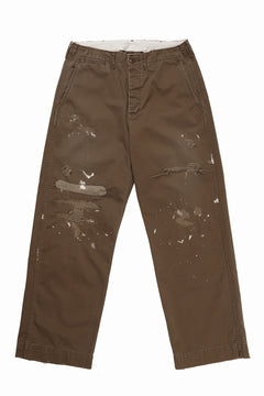 Load image into Gallery viewer, FULLCOUNT &quot;FREEDOM FIGHTER&quot; U.S.ARMY CHINO 41 TROUSERS (BROWN)