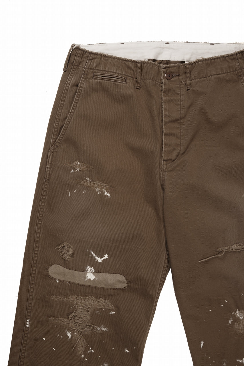 Load image into Gallery viewer, FULLCOUNT &quot;FREEDOM FIGHTER&quot; U.S.ARMY CHINO 41 TROUSERS (BROWN)
