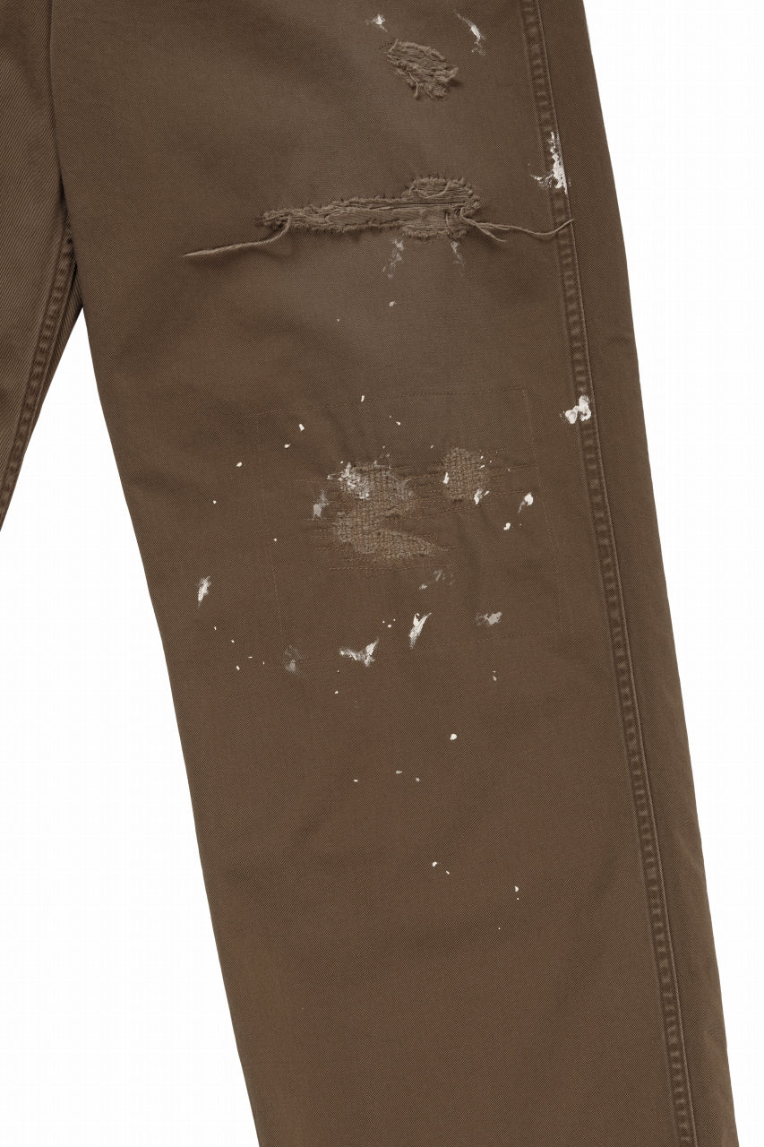 Load image into Gallery viewer, FULLCOUNT &quot;FREEDOM FIGHTER&quot; U.S.ARMY CHINO 41 TROUSERS (BROWN)