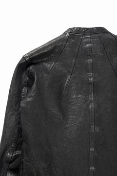 画像をギャラリービューアに読み込む, ISAMU KATAYAMA BACKLASH JAPAN CALF NATURAL DYED “GARMENT-WASH” SHIRT (BLACK)