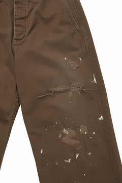 Load image into Gallery viewer, FULLCOUNT &quot;FREEDOM FIGHTER&quot; U.S.ARMY CHINO 41 TROUSERS (BROWN)