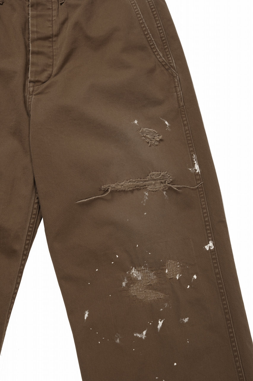 Load image into Gallery viewer, FULLCOUNT &quot;FREEDOM FIGHTER&quot; U.S.ARMY CHINO 41 TROUSERS (BROWN)