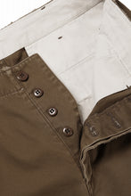 Load image into Gallery viewer, FULLCOUNT &quot;FREEDOM FIGHTER&quot; U.S.ARMY CHINO 41 TROUSERS (BROWN)