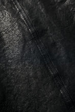 画像をギャラリービューアに読み込む, ISAMU KATAYAMA BACKLASH JAPAN CALF NATURAL DYED “GARMENT-WASH” SHIRT (BLACK)