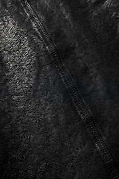 画像をギャラリービューアに読み込む, ISAMU KATAYAMA BACKLASH JAPAN CALF NATURAL DYED “GARMENT-WASH” SHIRT (BLACK)
