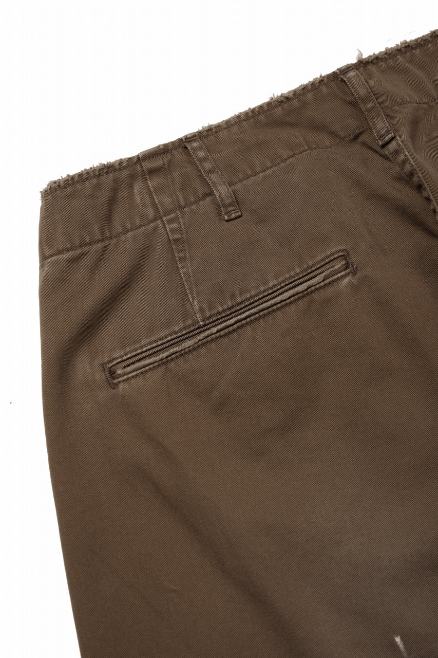 FULLCOUNT "FREEDOM FIGHTER" U.S.ARMY CHINO 41 TROUSERS (BROWN)