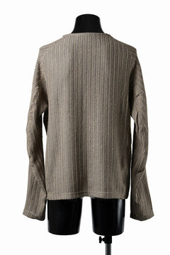 Load image into Gallery viewer, OPPOSE DUALITY WAVE LONG SLEEVE T-SHIRTS / RUSSELL KNIT JERSEY (BEIGE)
