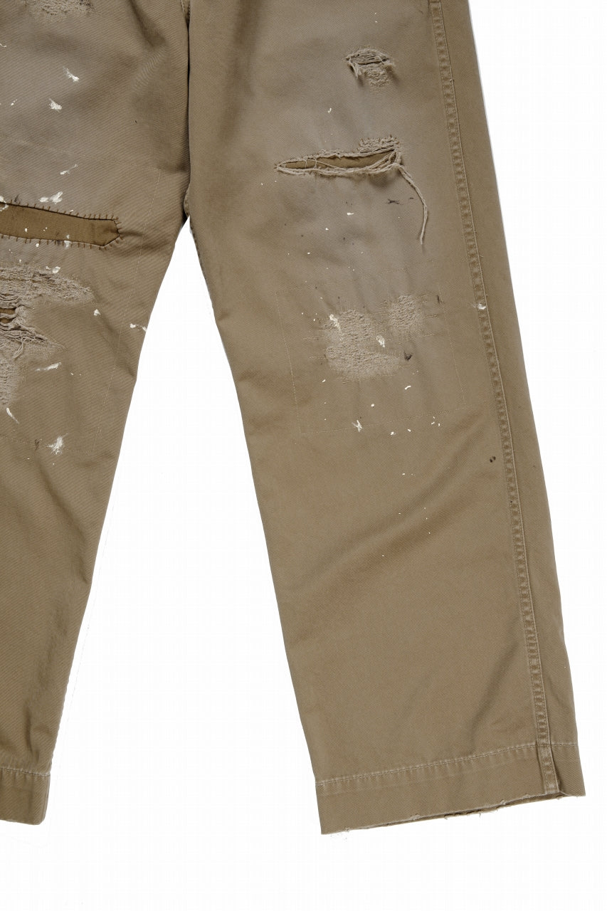 画像をギャラリービューアに読み込む, FULLCOUNT &quot;FREEDOM FIGHTER&quot; U.S.ARMY CHINO 41 TROUSERS (BROWN BEIGE)