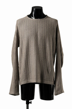 Load image into Gallery viewer, OPPOSE DUALITY WAVE LONG SLEEVE T-SHIRTS / RUSSELL KNIT JERSEY (BEIGE)