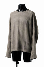 Load image into Gallery viewer, OPPOSE DUALITY WAVE LONG SLEEVE T-SHIRTS / RUSSELL KNIT JERSEY (BEIGE)