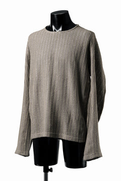 Load image into Gallery viewer, OPPOSE DUALITY WAVE LONG SLEEVE T-SHIRTS / RUSSELL KNIT JERSEY (BEIGE)