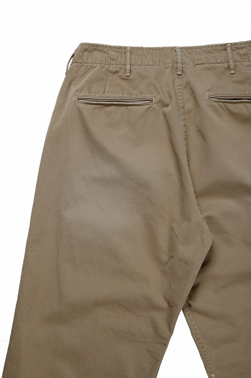 FULLCOUNT "FREEDOM FIGHTER" U.S.ARMY CHINO 41 TROUSERS (BROWN BEIGE)