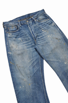 画像をギャラリービューアに読み込む, FULLCOUNT &quot;Dartford *Splatter&quot; 1937 Model Denim Pants / 11.5oz Zimbabwe Selvedge Denim (Super Smooth) (INDIGO BLUE / VINTAGE FADED)