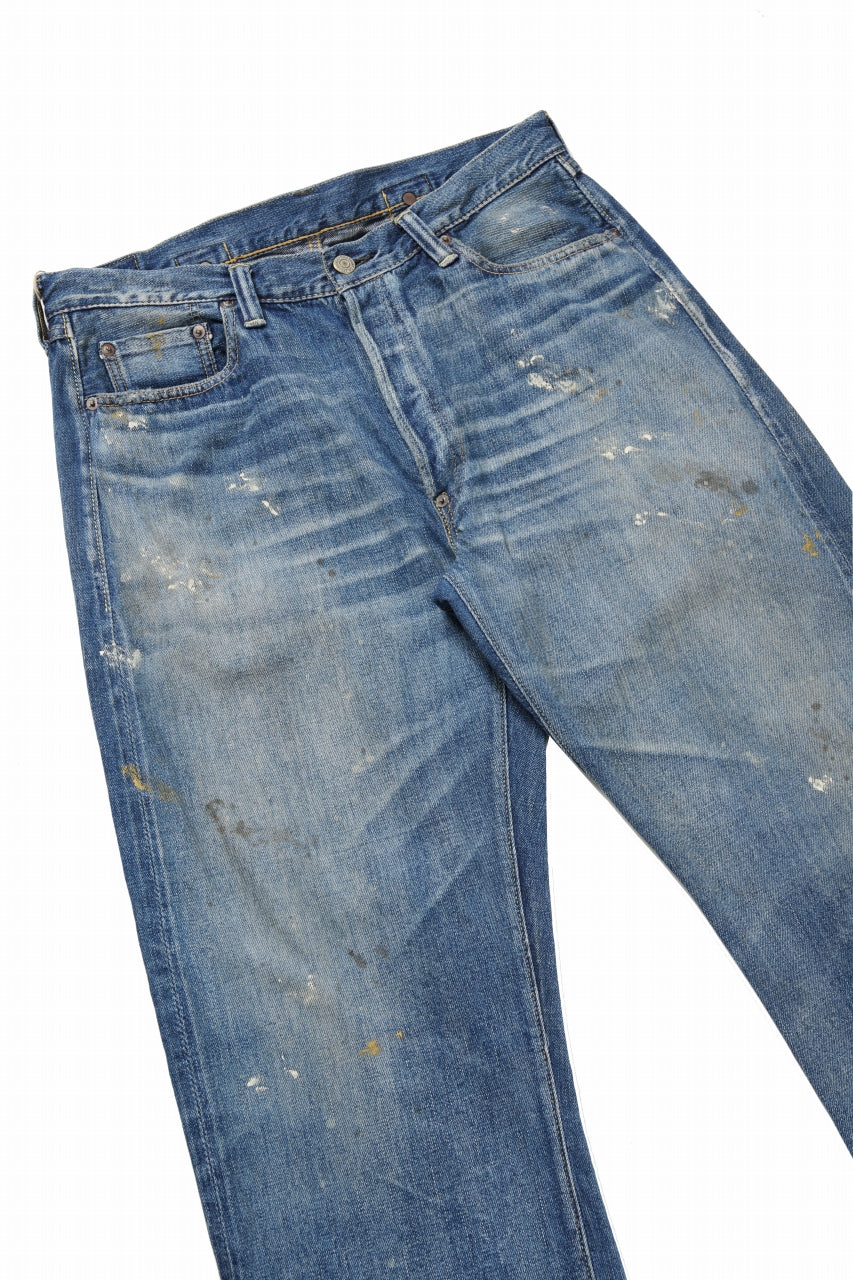 画像をギャラリービューアに読み込む, FULLCOUNT &quot;Dartford *Splatter&quot; 1937 Model Denim Pants / 11.5oz Zimbabwe Selvedge Denim (Super Smooth) (INDIGO BLUE / VINTAGE FADED)