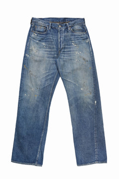 画像をギャラリービューアに読み込む, FULLCOUNT &quot;Dartford *Splatter&quot; 1937 Model Denim Pants / 11.5oz Zimbabwe Selvedge Denim (Super Smooth) (INDIGO BLUE / VINTAGE FADED)