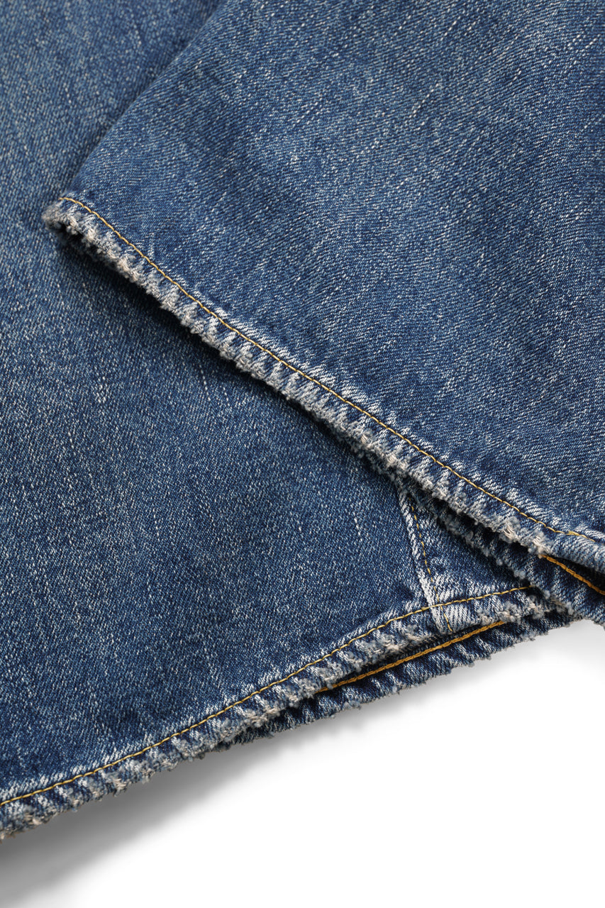 画像をギャラリービューアに読み込む, FULLCOUNT &quot;Dartford *Splatter&quot; 1937 Model Denim Pants / 11.5oz Zimbabwe Selvedge Denim (Super Smooth) (INDIGO BLUE / VINTAGE FADED)