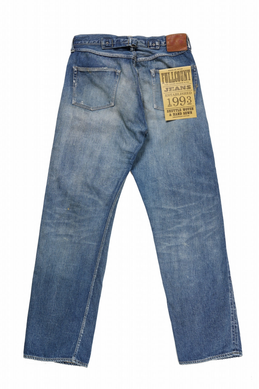 画像をギャラリービューアに読み込む, FULLCOUNT &quot;Dartford *Splatter&quot; 1937 Model Denim Pants / 11.5oz Zimbabwe Selvedge Denim (Super Smooth) (INDIGO BLUE / VINTAGE FADED)