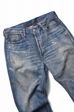 画像をギャラリービューアに読み込む, FULLCOUNT &quot;Dartford *Splatter&quot; 1937 Model Denim Pants / 11.5oz Zimbabwe Selvedge Denim (Super Smooth) (INDIGO BLUE / VINTAGE FADED)