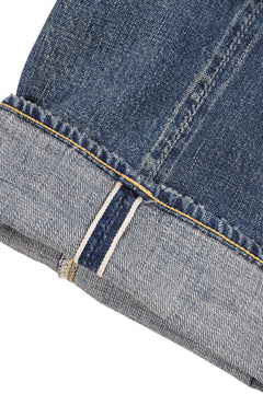 画像をギャラリービューアに読み込む, FULLCOUNT &quot;Dartford *Splatter&quot; 1937 Model Denim Pants / 11.5oz Zimbabwe Selvedge Denim (Super Smooth) (INDIGO BLUE / VINTAGE FADED)