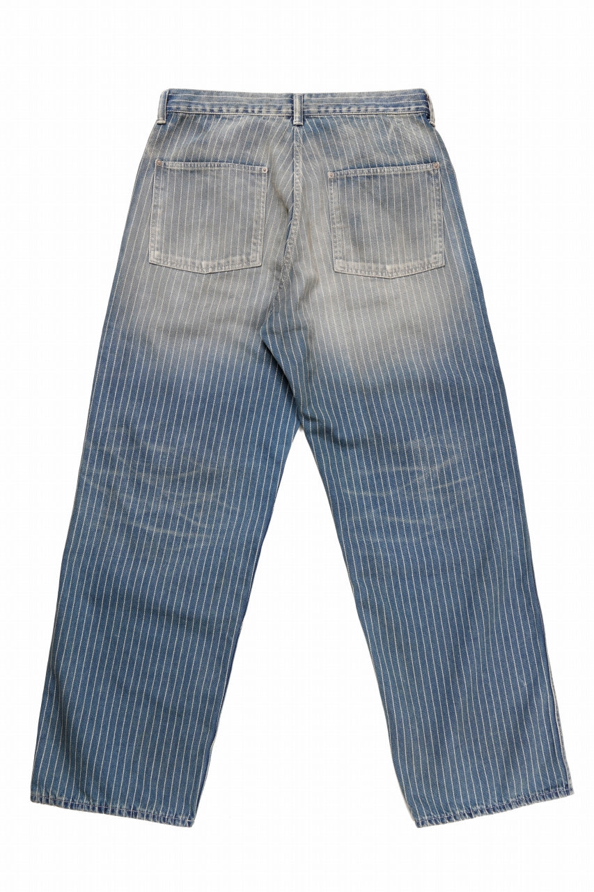 画像をギャラリービューアに読み込む, FULLCOUNT Wabash Work Pants / Slab Twill Selvedge (INDIGO BLUE / VINTAGE FADED)