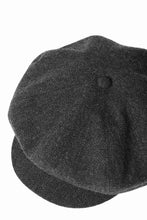 Load image into Gallery viewer, N/07 LIMITED ONE MAKE CASQUETTE / HERRING BONE WOOL (GREY)