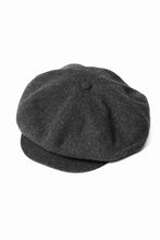 Load image into Gallery viewer, N/07 LIMITED ONE MAKE CASQUETTE / HERRING BONE WOOL (GREY)
