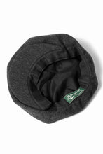 Load image into Gallery viewer, N/07 LIMITED ONE MAKE CASQUETTE / HERRING BONE WOOL (GREY)