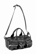 画像をギャラリービューアに読み込む, Portaille GP22 MILITARY BOSTON BAG / ROMA SOFT TANNED HORSE LEATHER (DEEP BLACK)