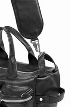 画像をギャラリービューアに読み込む, Portaille GP22 MILITARY BOSTON BAG / ROMA SOFT TANNED HORSE LEATHER (DEEP BLACK)