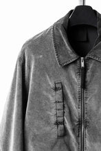 画像をギャラリービューアに読み込む, thom/krom TRUCKER JACKET / VELVET STRETCH (USED GREY)