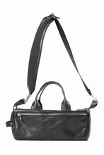 画像をギャラリービューアに読み込む, Portaille GP22 MILITARY BOSTON BAG / ROMA SOFT TANNED HORSE LEATHER (DEEP BLACK)