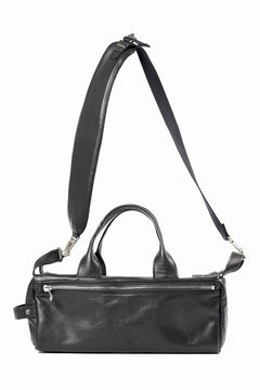 画像をギャラリービューアに読み込む, Portaille GP22 MILITARY BOSTON BAG / ROMA SOFT TANNED HORSE LEATHER (DEEP BLACK)