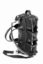 画像をギャラリービューアに読み込む, Portaille GP22 MILITARY BOSTON BAG / ROMA SOFT TANNED HORSE LEATHER (DEEP BLACK)