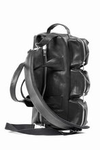 画像をギャラリービューアに読み込む, Portaille GP22 MILITARY BOSTON BAG / ROMA SOFT TANNED HORSE LEATHER (DEEP BLACK)