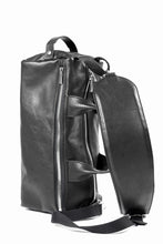 画像をギャラリービューアに読み込む, Portaille GP22 MILITARY BOSTON BAG / ROMA SOFT TANNED HORSE LEATHER (DEEP BLACK)