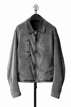 画像をギャラリービューアに読み込む, thom/krom TRUCKER JACKET / VELVET STRETCH (USED GREY)
