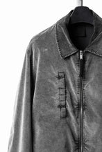 画像をギャラリービューアに読み込む, thom/krom TRUCKER JACKET / VELVET STRETCH (USED GREY)