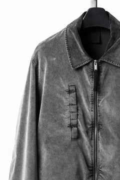 画像をギャラリービューアに読み込む, thom/krom TRUCKER JACKET / VELVET STRETCH (USED GREY)