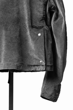 画像をギャラリービューアに読み込む, thom/krom TRUCKER JACKET / VELVET STRETCH (USED GREY)