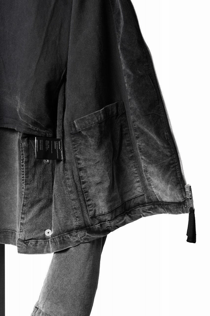 画像をギャラリービューアに読み込む, thom/krom TRUCKER JACKET / VELVET STRETCH (USED GREY)