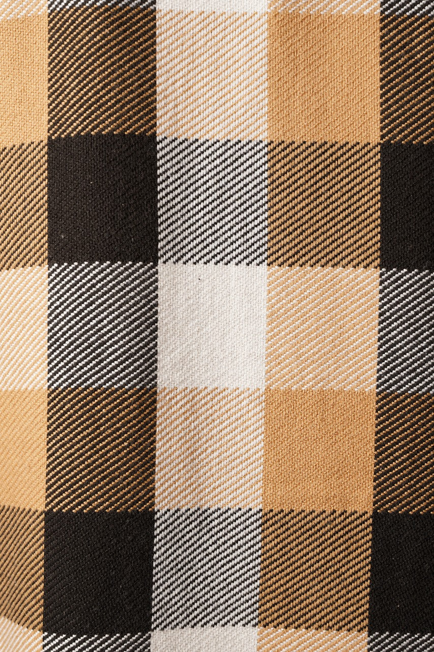 Load image into Gallery viewer, FULLCOUNT FLANNEL WORK SHIRT / ORIGINAL COTTON CHECK (BEIGE)