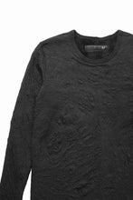 画像をギャラリービューアに読み込む, A.F ARTEFACT INTERNAL LAYERED TOP / BomberHEAT × CRUMPLE JERSEY (BLACK x BLACK)