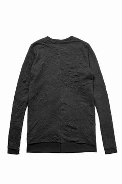 画像をギャラリービューアに読み込む, A.F ARTEFACT INTERNAL LAYERED TOP / BomberHEAT × CRUMPLE JERSEY (BLACK x BLACK)