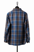 Load image into Gallery viewer, FULLCOUNT FLANNEL WORK SHIRT / ORIGINAL COTTON CHECK (BLUE)