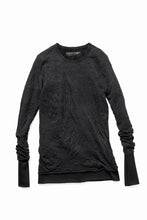 画像をギャラリービューアに読み込む, A.F ARTEFACT INTERNAL LAYERED TOP / BomberHEAT × CRUMPLE JERSEY (BLACK x BLACK)