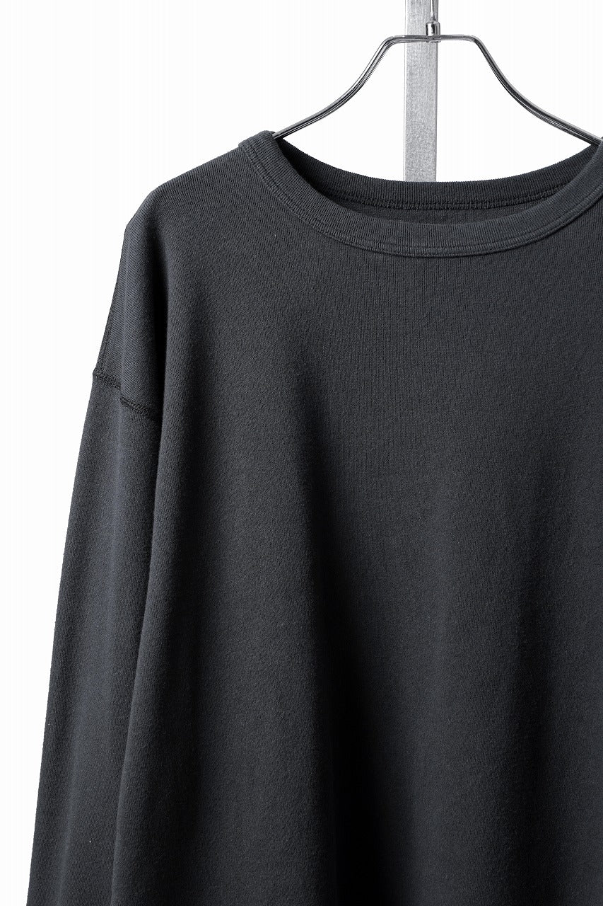 画像をギャラリービューアに読み込む, FULLCOUNT BRUSHED RIB FLAT SEAM LONG SLEEVE T SHIRT / ORIGINAL 30/- BRUSHED RIB (INK BLACK)