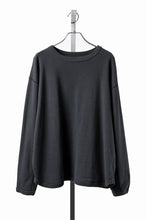 画像をギャラリービューアに読み込む, FULLCOUNT BRUSHED RIB FLAT SEAM LONG SLEEVE T SHIRT / ORIGINAL 30/- BRUSHED RIB (INK BLACK)