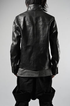 画像をギャラリービューアに読み込む, Portaille exclusive wp001 MOTO JACKET / ROMA SOFT TANNED LEATHER (BLACK)
